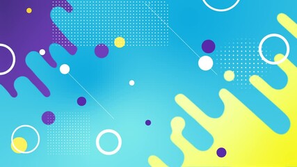 Fototapete - Abstract background. colorful gradient geometric background. cover design, backdrop, banner, web colorful loop background.