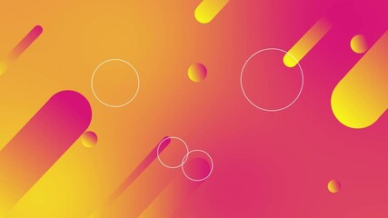Fototapete - Abstract background. colorful gradient geometric background. cover design, backdrop, banner, web colorful loop background.
