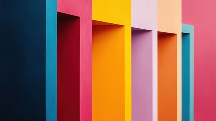 Poster - Colorful Wall Pattern.
