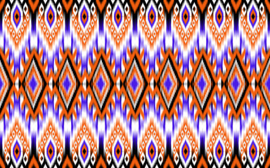 Canvas Print - Ikat Pattern 