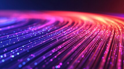 Poster - Fiber Optic Glow.