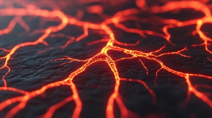 Poster - Lava Flow Texture.