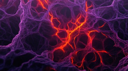 Poster - Abstract Lava Network.