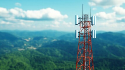 Poster - Cell Tower Mountain View.