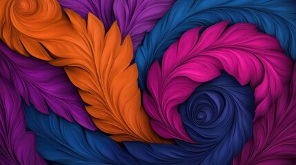 Poster - Abstract Floral Pattern.