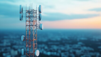 Poster - Telecommunication Tower.