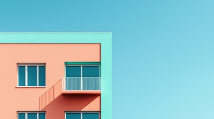 Aufkleber - Minimalist Building.