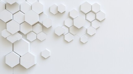 Poster - 3d illustration, 3d rendering of white background texture