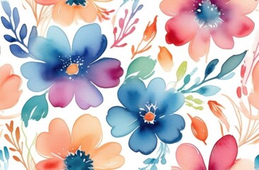 Poster - flower pattern