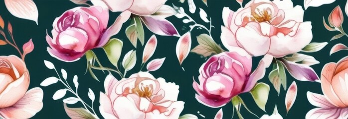 Poster - flower pattern