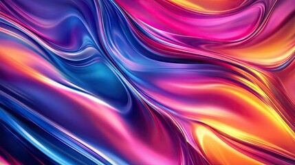 Poster - Abstract background with moving colors and fluid patterns, creating a dynamic and eye-catching effect perfect for modern design templates.