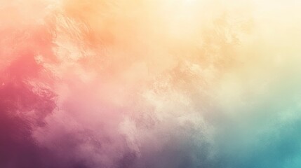Poster - Abstract gradient background with soft pastel colors blending smoothly, perfect for text overlay