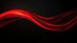 © arthit - Abstract red light swooshes and curves in rapid motion, contrasted against a dark black background. High-speed, dynamic vector illustration.