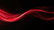 © arthit - Abstract red light swooshes and curves in rapid motion, contrasted against a dark black background. High-speed, dynamic vector illustration.