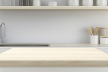 Wooden Countertop in a Modern Kitchen