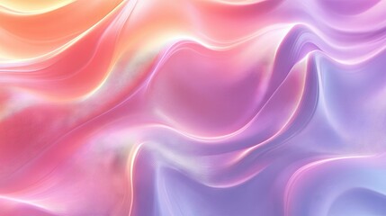 Fototapete - Dynamic wave pattern with smooth, flowing lines and gradient colors, offering a modern and visually appealing backdrop for various applications.