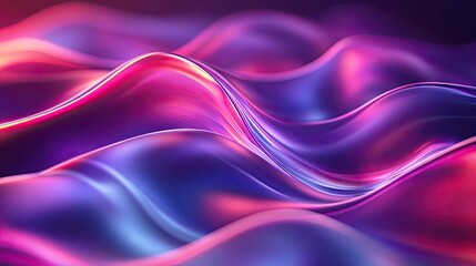 Poster - Modern abstract wave background with energetic curves and sleek design, perfect for high-tech and creative visuals in digital and print formats.