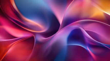 Poster - Modern abstract wave background with energetic curves and sleek design, perfect for high-tech and creative visuals in digital and print formats.
