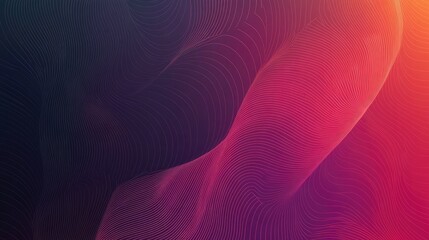 Poster - Sophisticated vector design with intricate wavy lines in a gradient of luxurious hues, perfect for upscale branding and backgrounds.