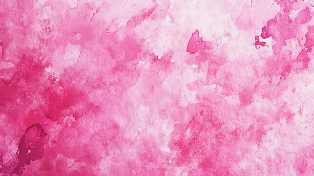 Elegant watercolor painting with fluid pink and red hues, smooth light to dark transitions, and a wet paper effect.