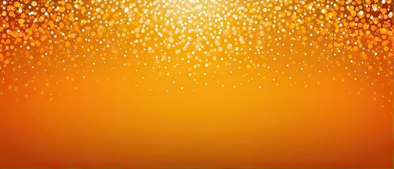 Orange Background with Glittering Lights