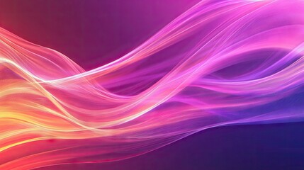 Fototapete - Vibrant modern wave background featuring fluid, dynamic lines and energetic motion, ideal for adding a contemporary touch to digital media