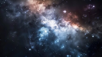 Wall Mural - Nebula_galaxy_night_sky_Space_background