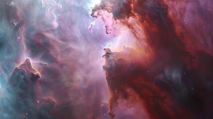 Wall Mural - Nebula_galaxy_night_sky_Space_background