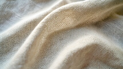 A close-up view of a textured fabric pattern with a soft light solid color background, emphasizing the intricate weave and dimension