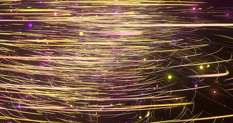 Poster - Flying inside digital data tunnel.
