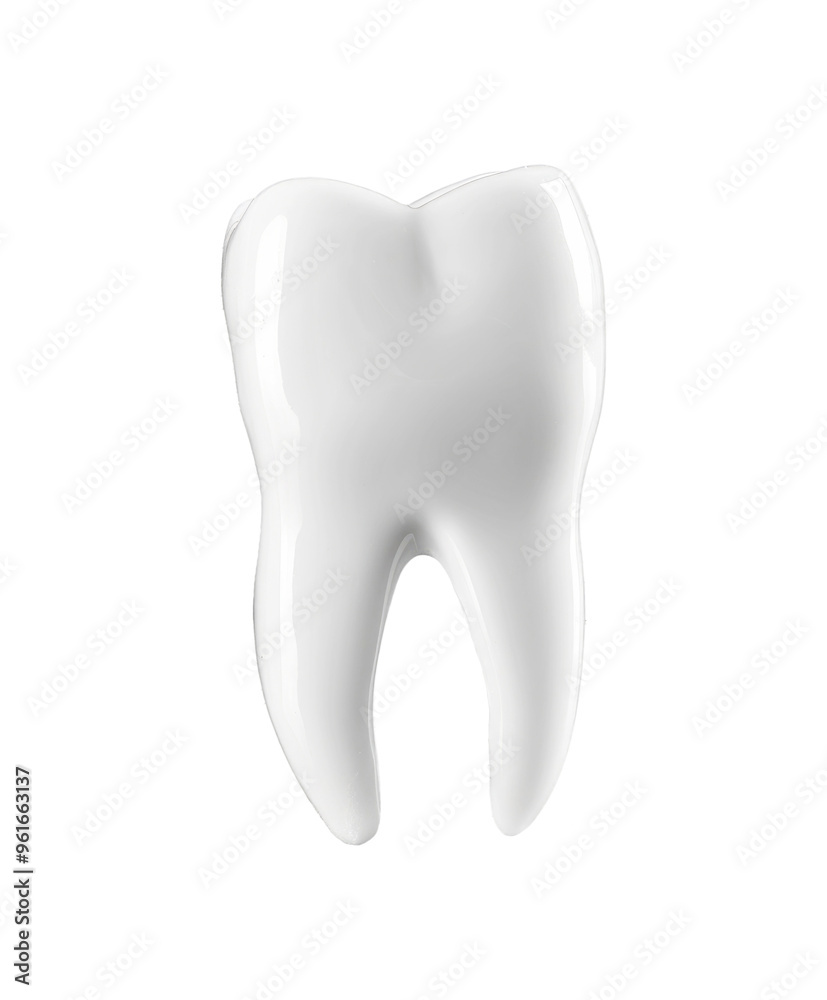 single white tooth isolated on white or transparent png Stock Photo ...