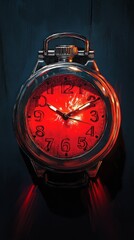 Canvas Print - Crimson Countdown, Stopwatch