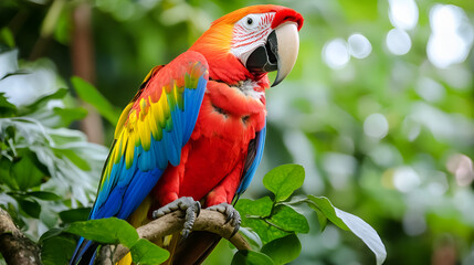 macaw tree parrot pet bird green animal yellow climate tropical blue nature multi feather southern colours sea wildlife vibrant in red closeup exoticism rainforest beauty peru2 river travel amazon