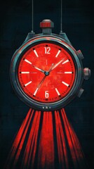 Poster - Crimson Countdown, Stopwatch