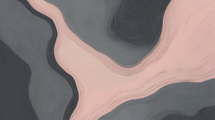 Wall Mural - Rough texture background merging different colors and shapes, Slate Gray, Pale Pink, Charcoal