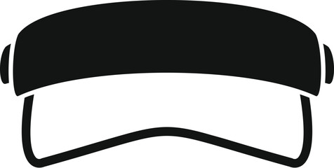 Poster - vr glasses headset virtual reality technology icon in simple style on a white background