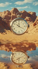 Canvas Print - Time Mirage, Stopwatch