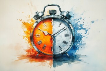 Wall Mural - Broken Continuum, Stopwatch