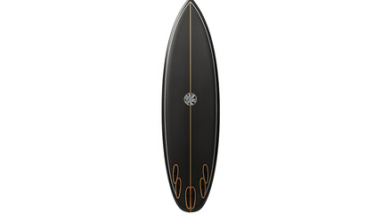 surfboard, studio view, isolated on transparent background.