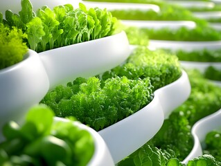 Sticker - Hydroponic lettuce growing system.