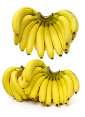 Wall Mural - Banana isolated on white background 