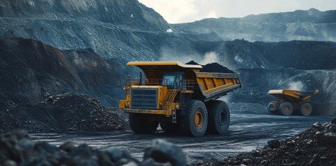 Large quarry truck dump truck quarry mining mining iron ore mining gold diamond copper