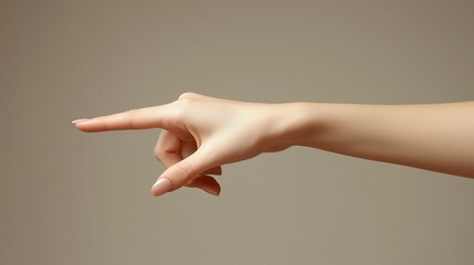 Hand Pointing Gesture - Simple and Elegant