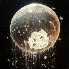 Wall Mural - Diamond Moon.