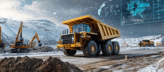 Large quarry truck dump truck quarry mining mining iron ore mining gold diamond copper