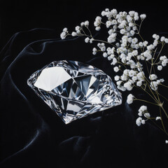 Poster - Diamond on Black Velvet.