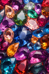 Poster - Colorful Gemstones.