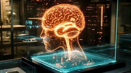 Poster - A Holographic Visualization of the Neuroimaging Process for Diagnosing Brain Diseases