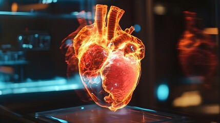 Poster - advanced holographic cardiac imaging technology for enhanced medical diagnosis and treatment procedu