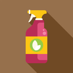 Sticker - Cleaning spray bottle with biodegradable eco friendly detergent for home cleaning and housekeeping